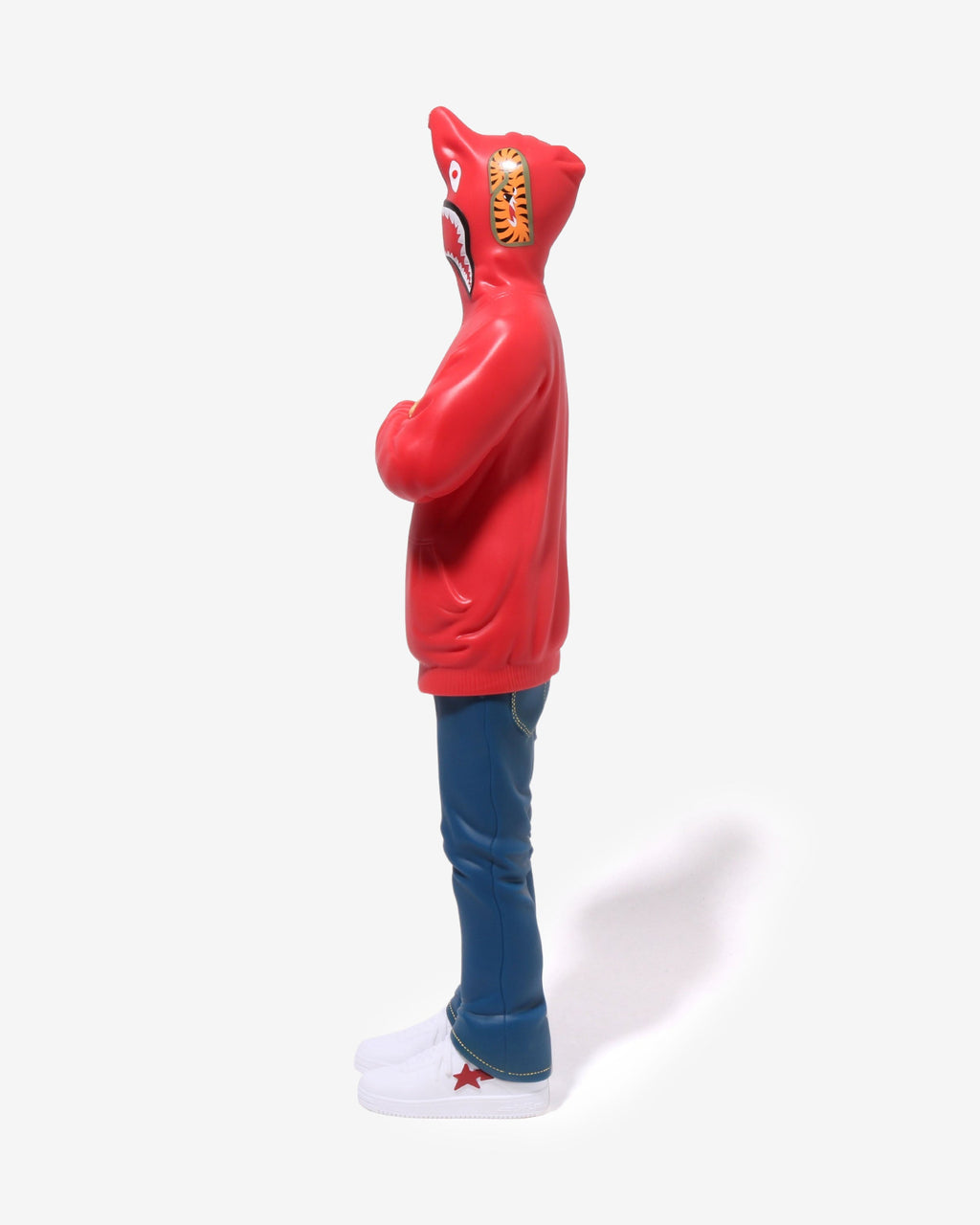 Shark Figure Red A bathing ape – Гарантія оригінальності – вид ззаду