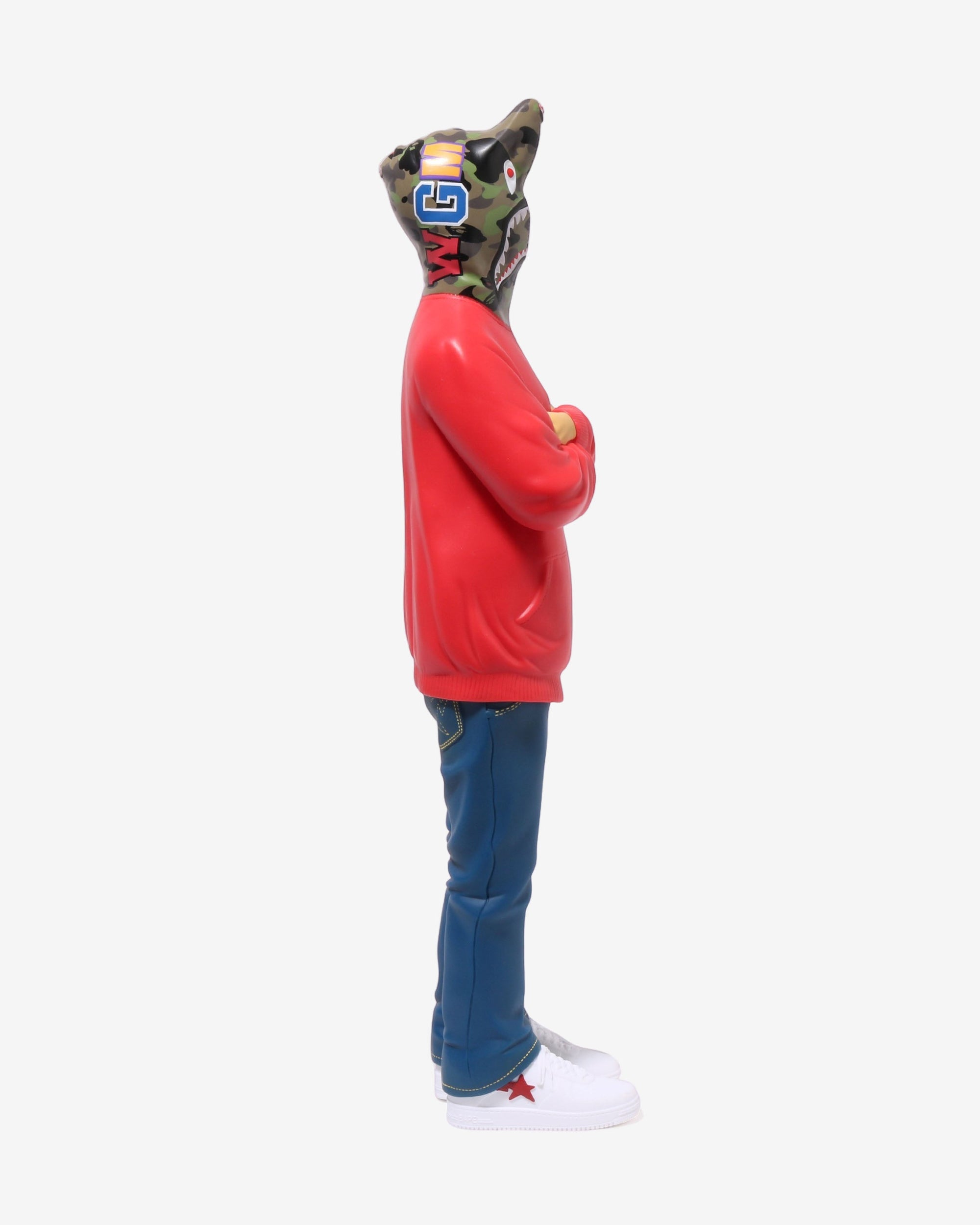 Shark Figure Red A bathing ape – Гарантія оригінальності – детальний вид