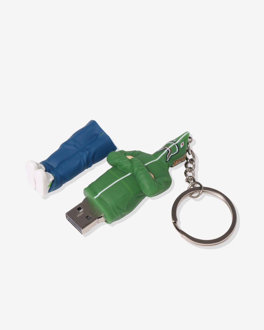 Оригінальна Shark Seijin Usb Flash Drive Green A bathing ape – боковий вид