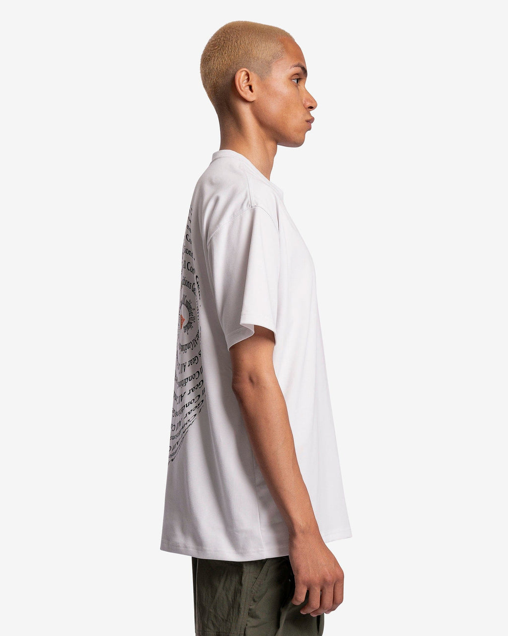 Acg Spiral Logo T-Shirt In White Nike оригінал – Купити в Україні – вид ззаду
