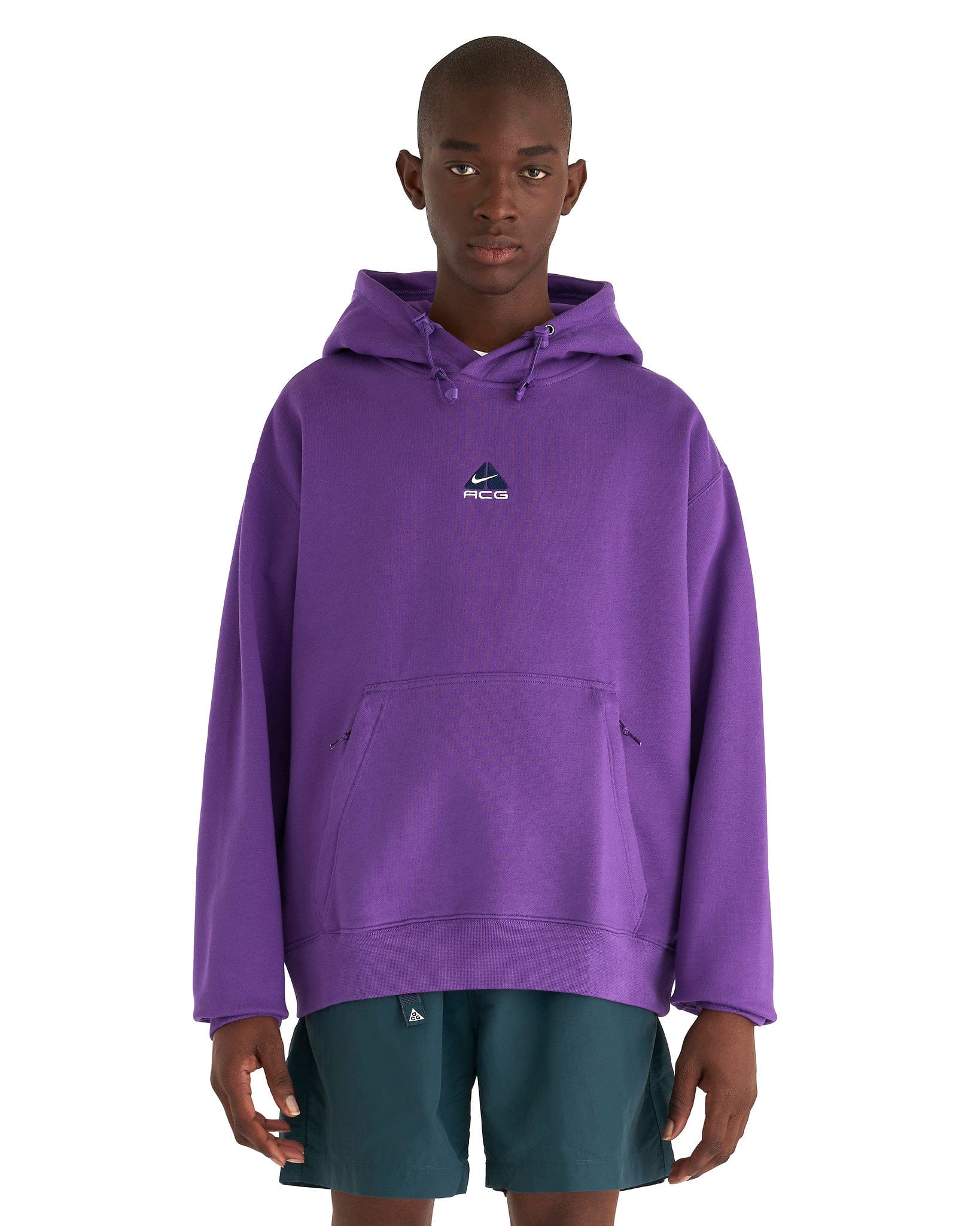 Acg Therma-Fit Fleece Pullover In Purple Cosmos Nike оригінал – Купити в Україні – боковий вид