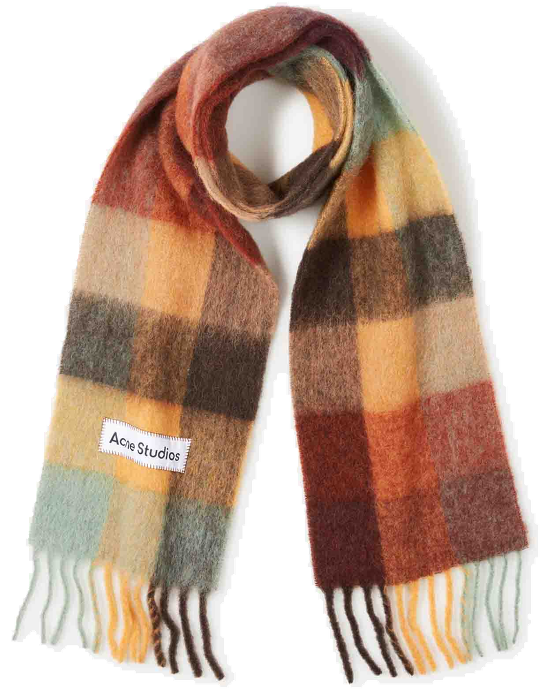 Bicolor Alpaca Scarf Acne studios – Гарантія оригінальності