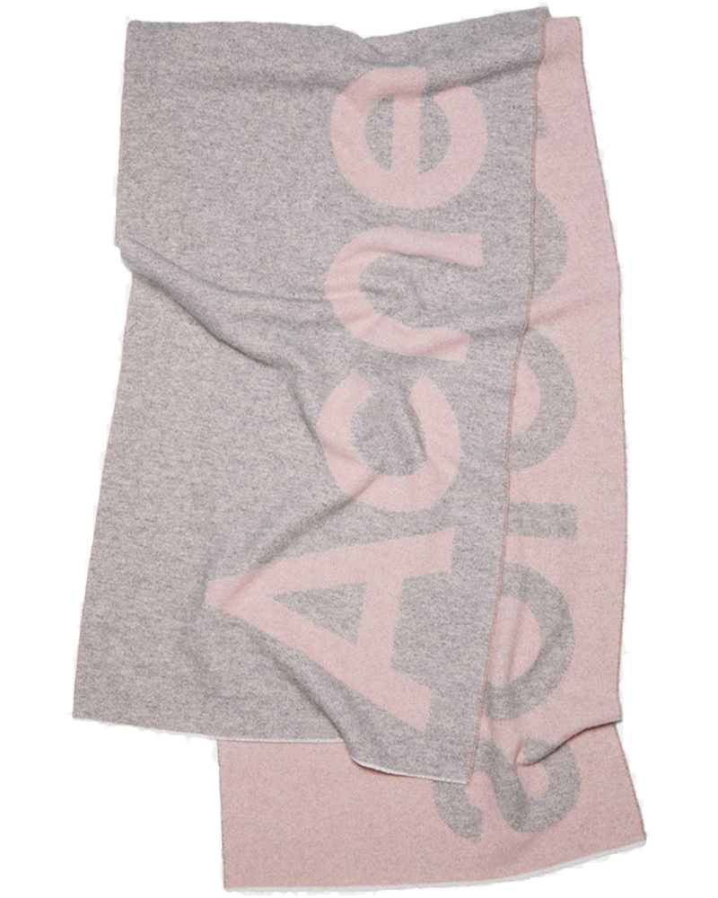Light Pink & Green Heavy Scarf Acne studios – Гарантія оригінальності
