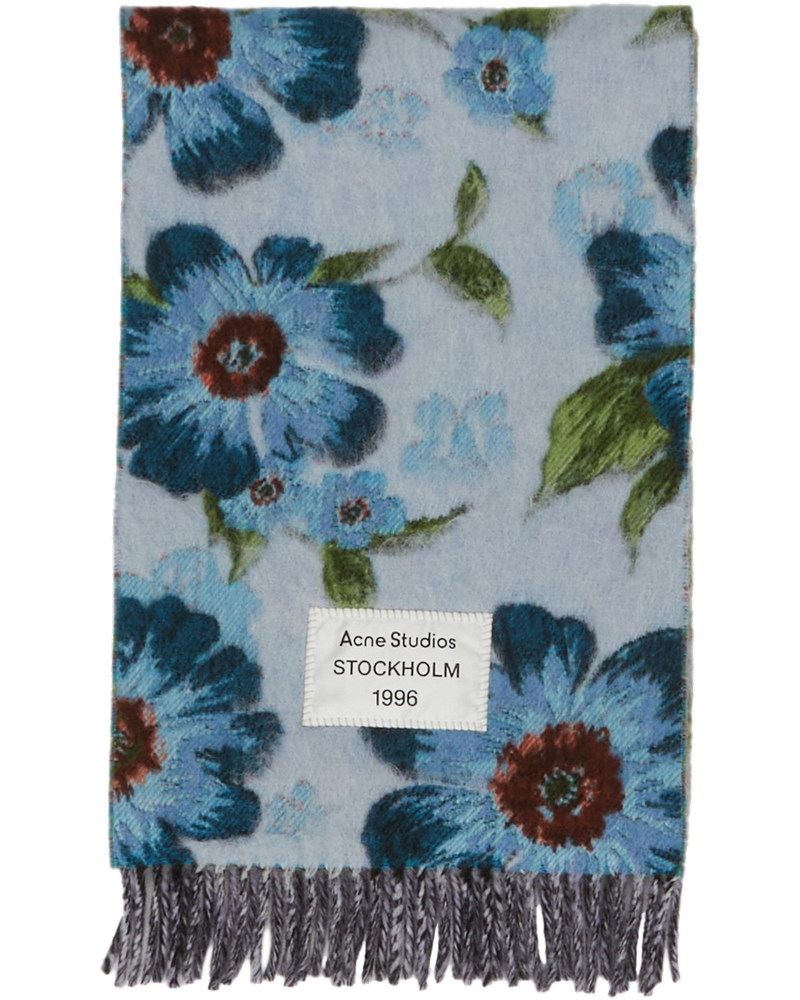 Оригінальна Fringed Wool Scarf Acne studios