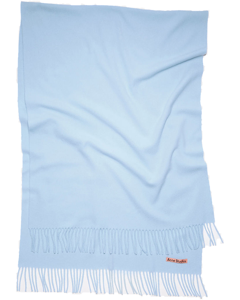 Оригінальна Light Blue Wool Scarf Acne studios