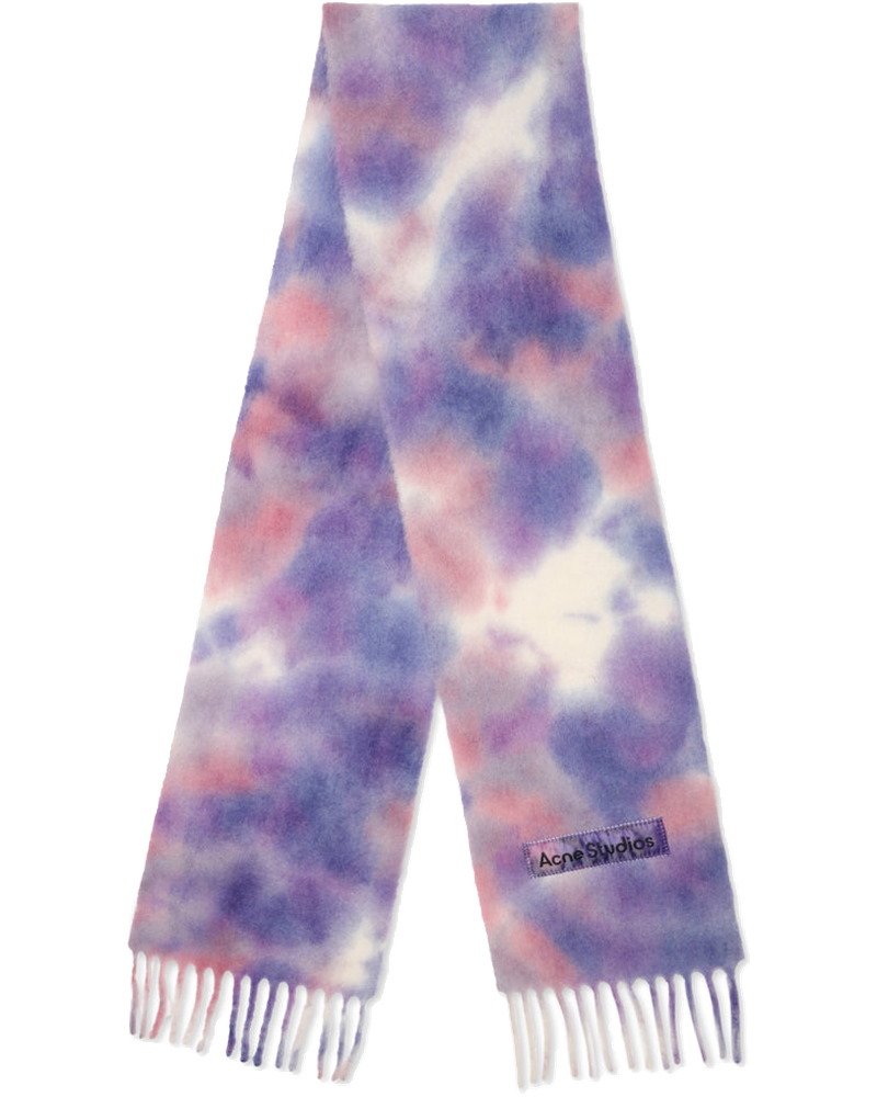 Tie-Dye Alpaca Wool Scarf Acne studios – Гарантія оригінальності