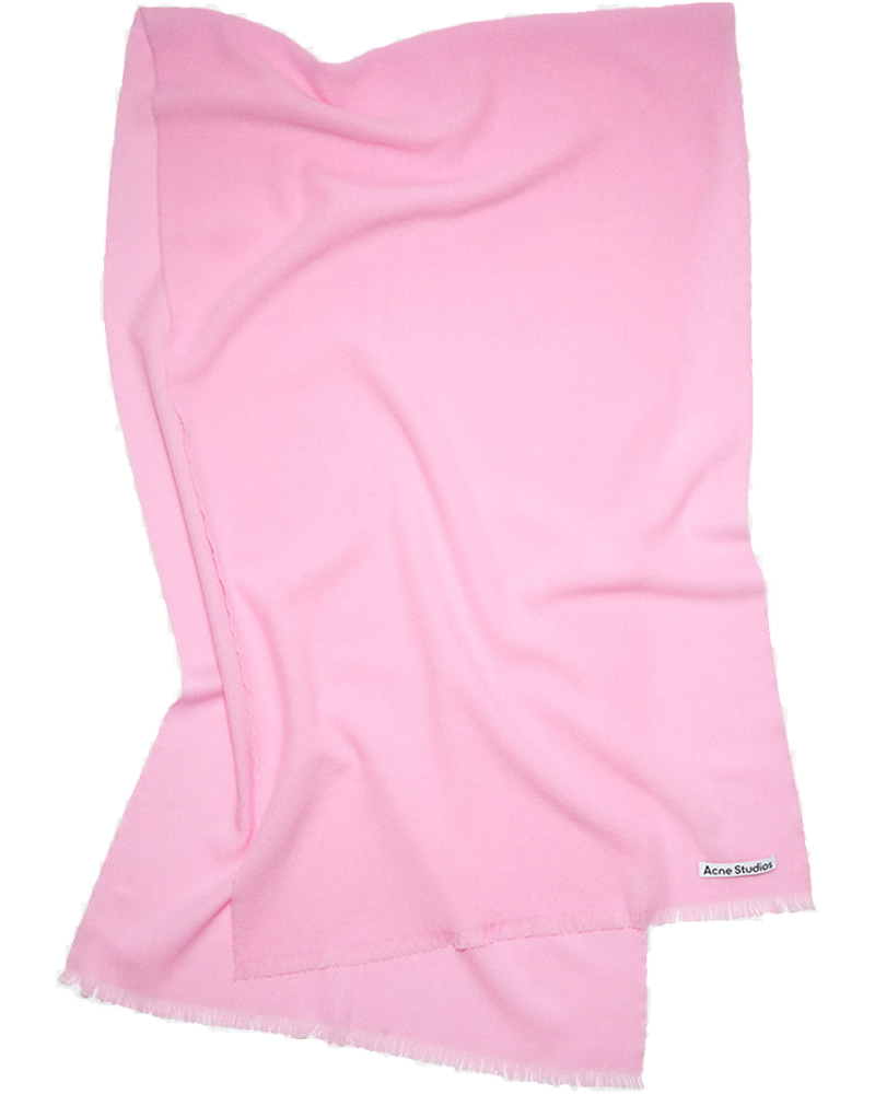 Оригінальна Pale Pink Wool Scarf Acne studios