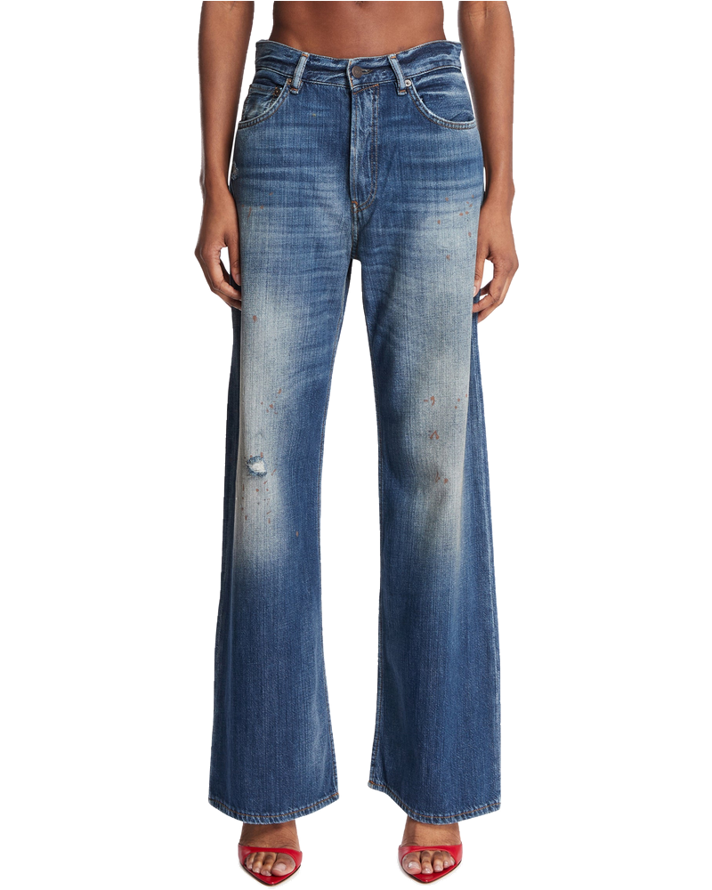 Blue Cotton Jeans Acne studios – Гарантія оригінальності
