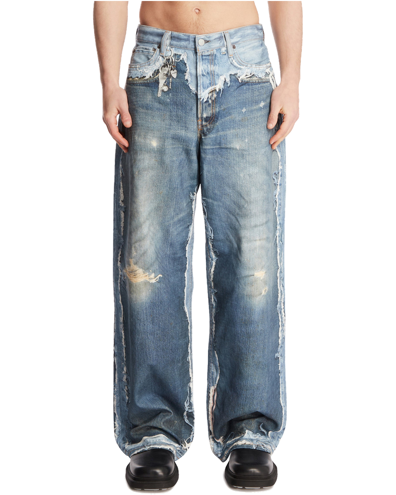Blue Trompe Loeil Jeans Acne studios оригінал – Купити в Україні