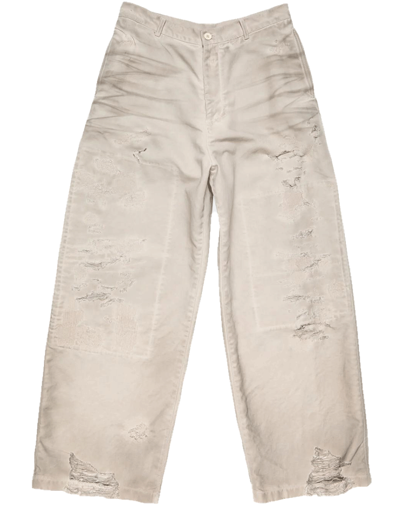 Light Taupe Mended Denim Trousers Acne studios оригінал – Купити в Україні
