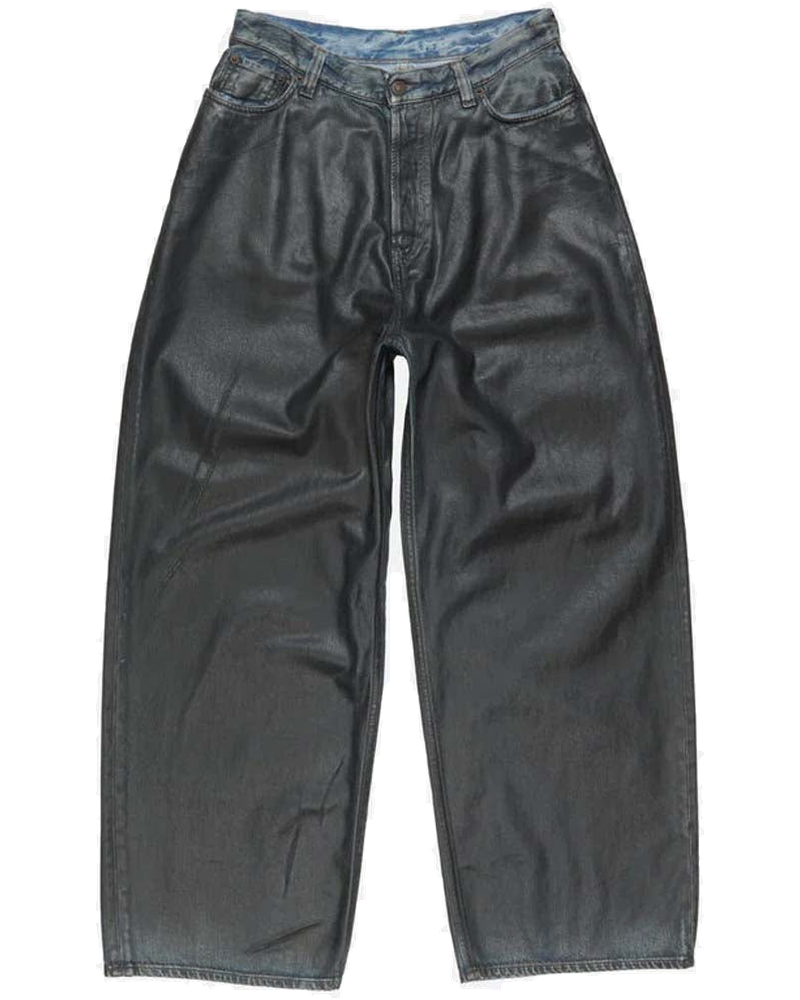 Оригінальна Black 2023 Unisexs Charcoal Leather Acne studios