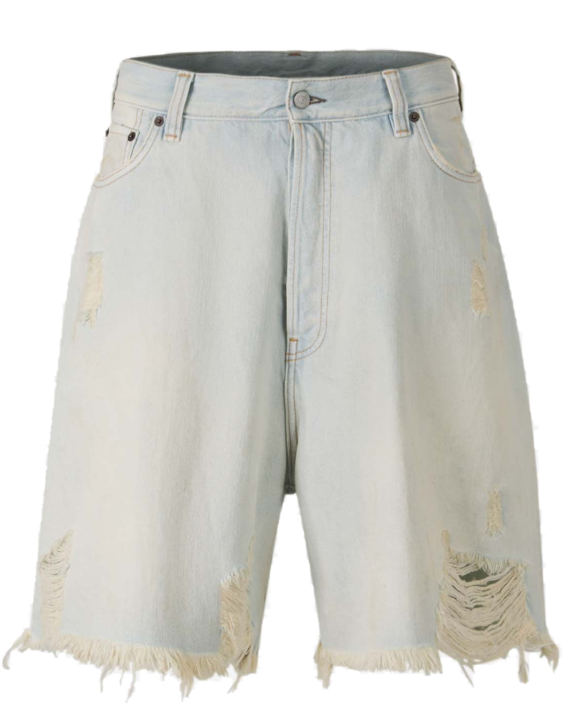 Frayed Denim Bermuda Shorts Acne studios оригінал – Купити в Україні