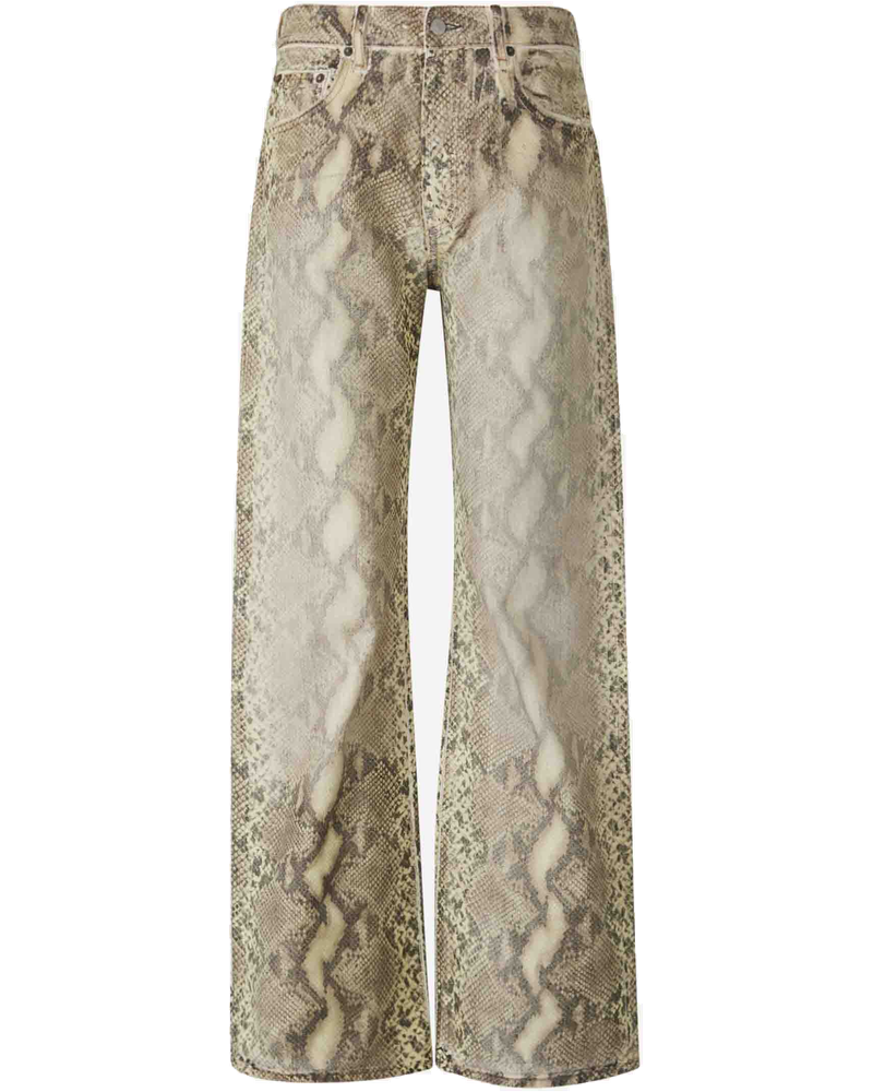 Оригінальна Printed Denim Pants Acne studios