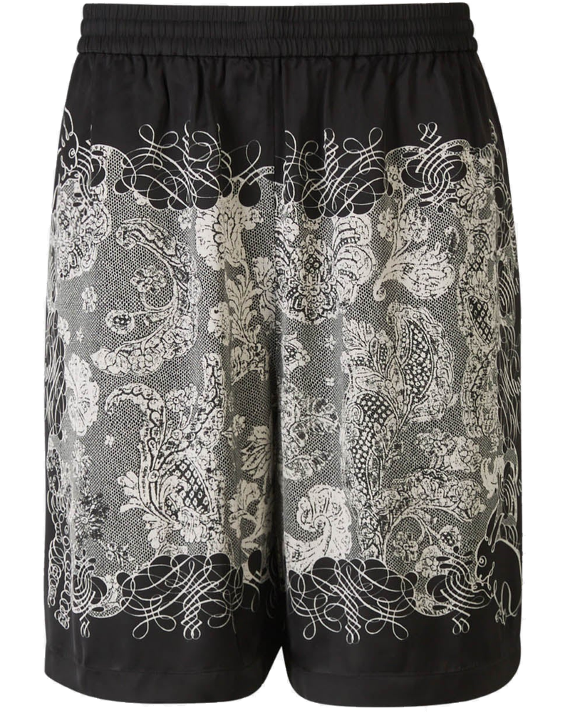 Viscose Printed Bermuda Shorts Acne studios оригінал – Купити в Україні