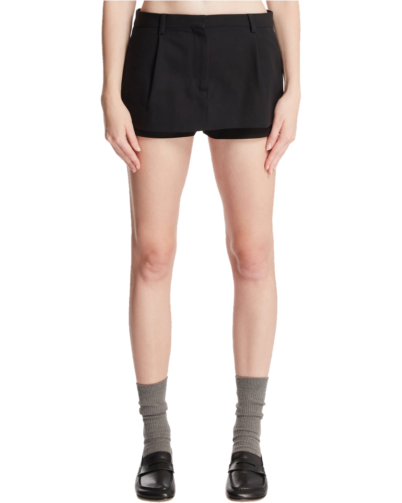 Black Layered Mini Skirt Acne studios оригінал – Купити в Україні