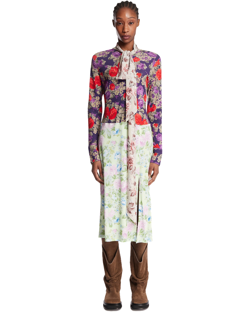 Multicolor Printed MIDI Dress Acne studios – Гарантія оригінальності