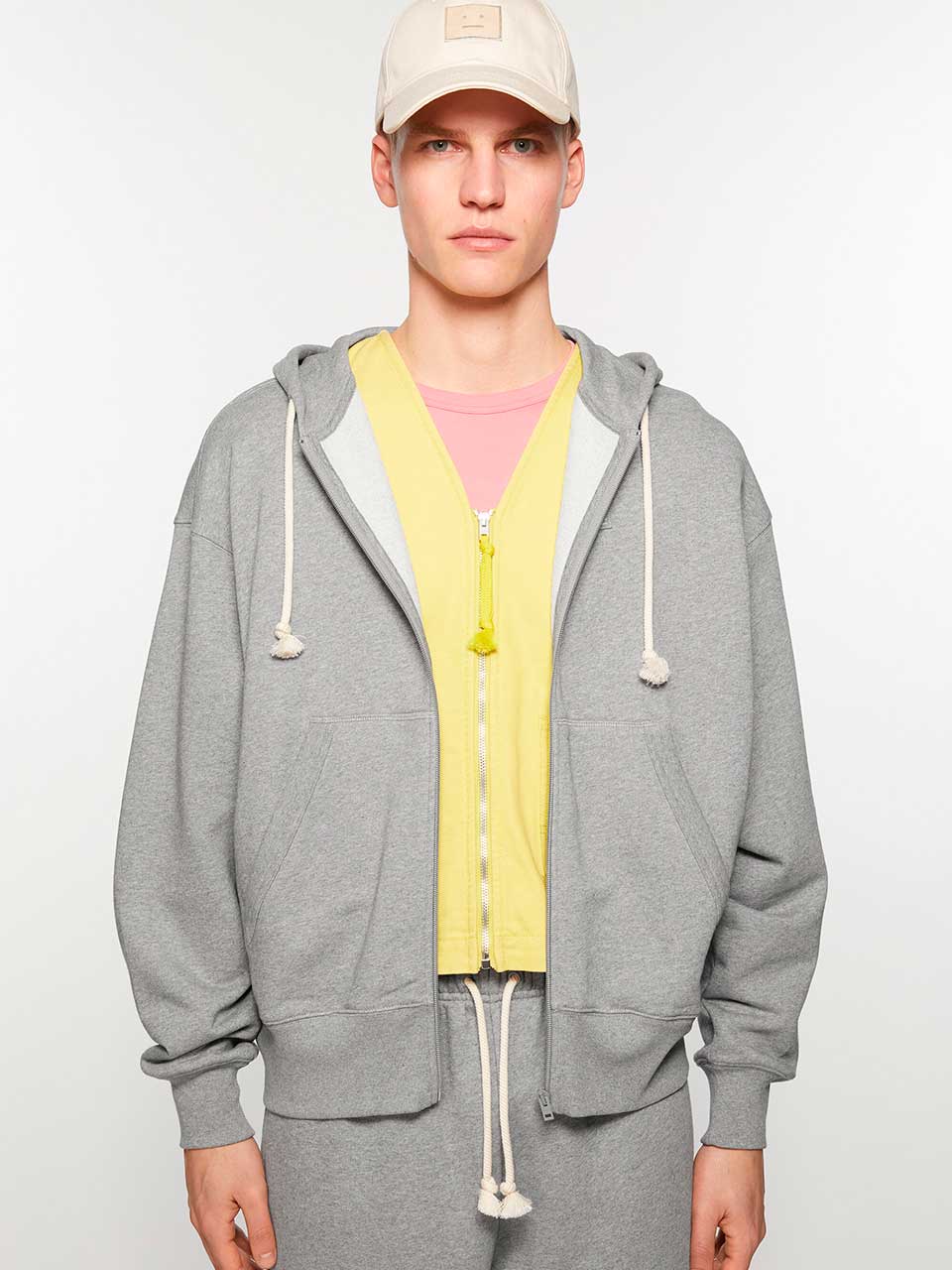 Logo Zipper Sweatshirt Acne studios оригінал – Купити в Україні – боковий вид