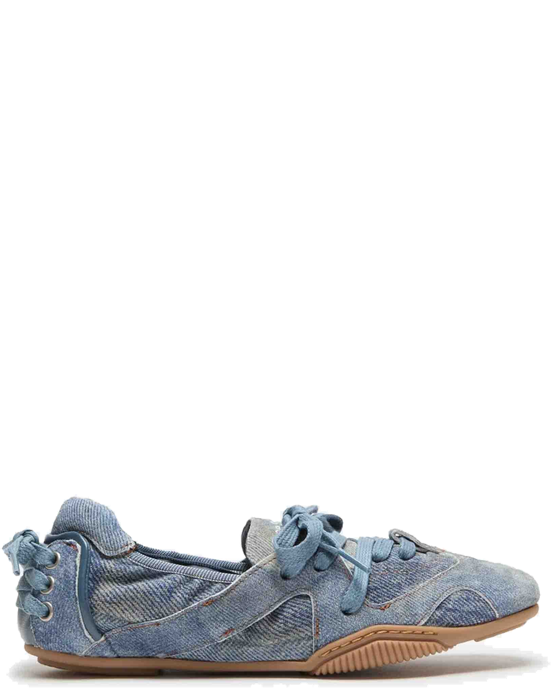 Оригінальна Denim Sneakers With Laces Acne studios