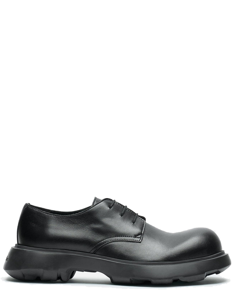 Leather Lace-Up Shoes In Black Acne studios – Гарантія оригінальності