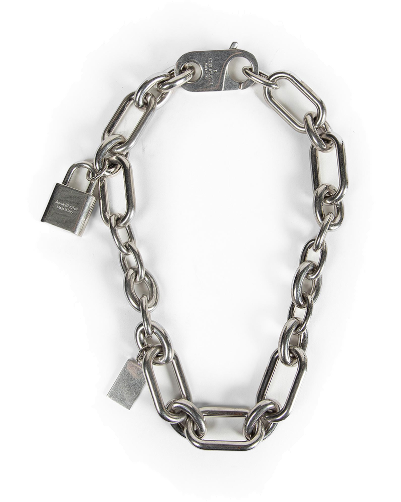 Logo Padlock Necklace Acne studios оригінал – Купити в Україні