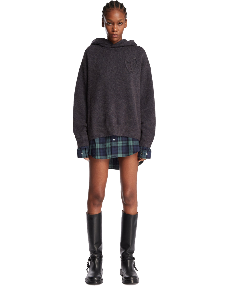 Gray Layered Sweatshirt Acne studios оригінал – Купити в Україні