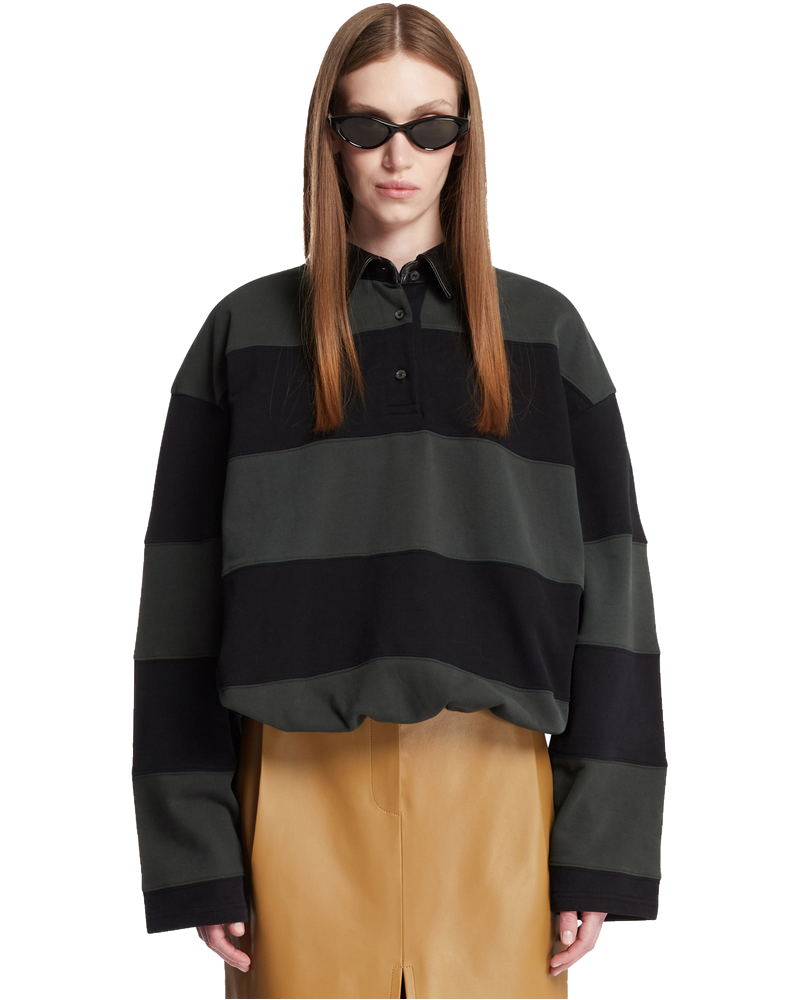 Green Polo-Collar Sweatshirt Acne studios оригінал – Купити в Україні
