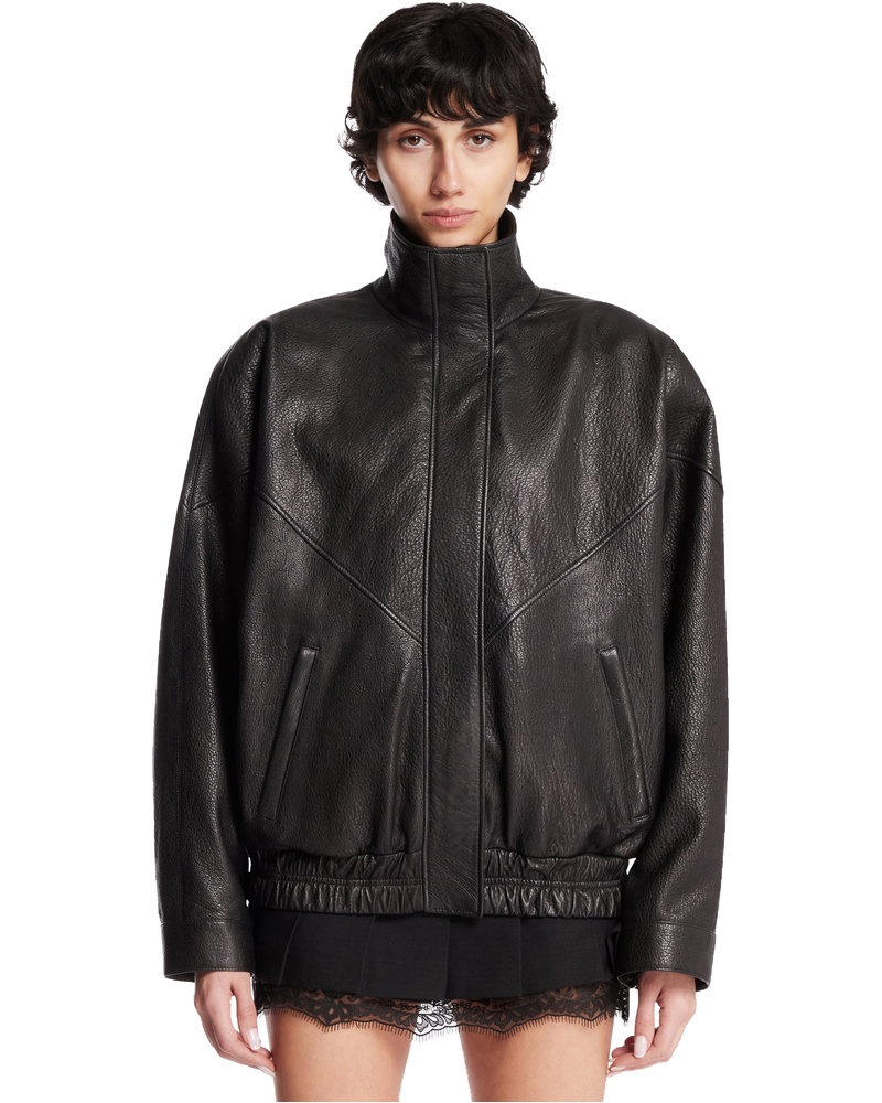 Оригінальна Black Leather Jacket Acne studios