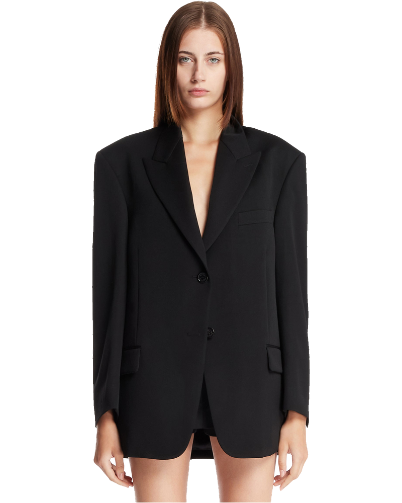 Black Oversized Wool Jacket Acne studios – Гарантія оригінальності