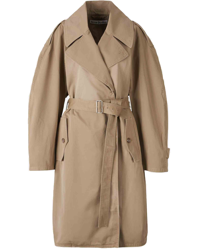 Оригінальна Cotton Belt Trench Coat Acne studios