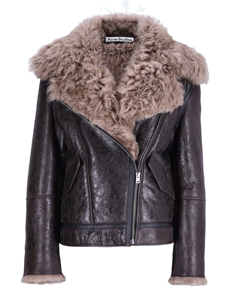Leather Shearling Jacket Acne studios – Гарантія оригінальності