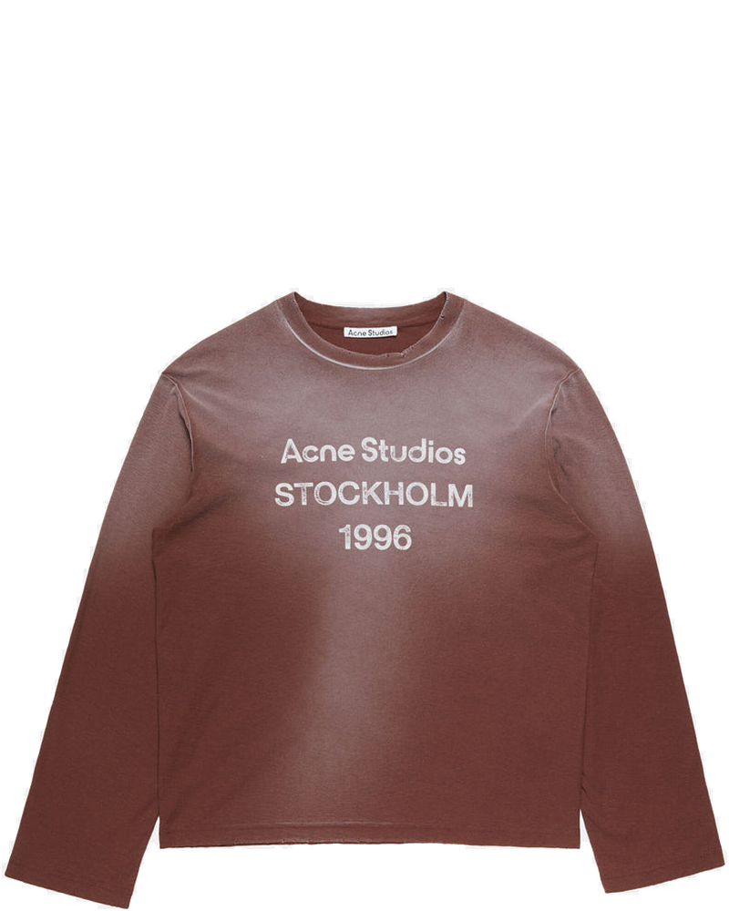 Chocolate Brown Logo T-Shirt Acne studios оригінал – Купити в Україні