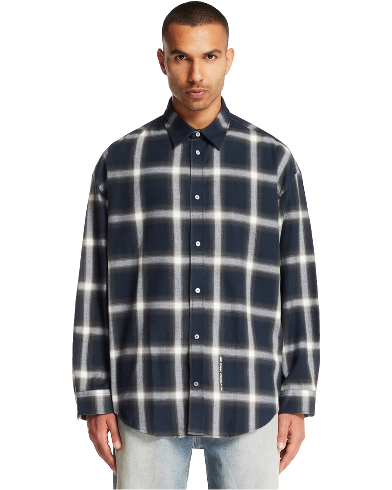 Оригінальна Blue Checkered Cotton Shirt Acne studios