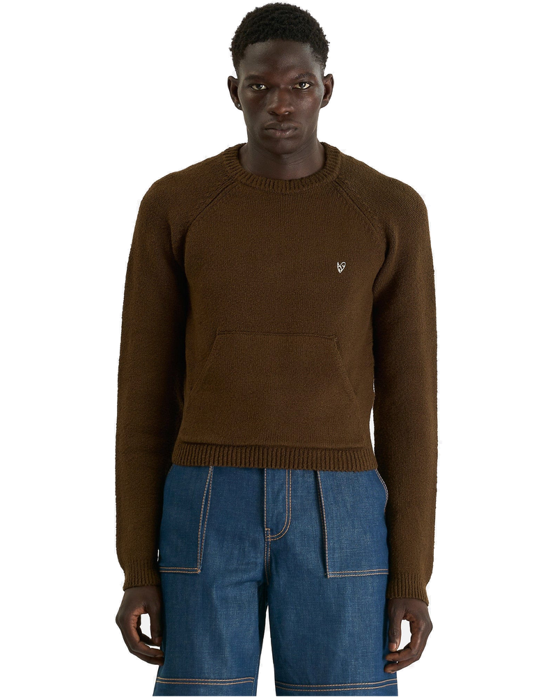 Knit Pullover In Brown Acne studios – Гарантія оригінальності