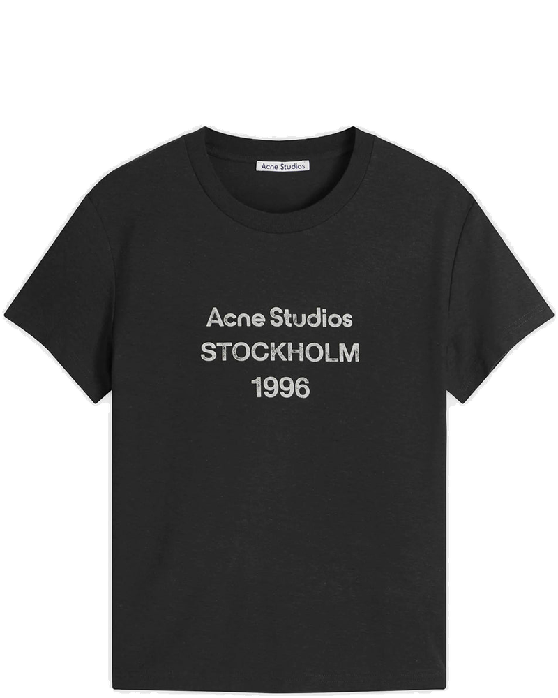 Faded Black 1996 Regular Fit T-Shirt Acne studios оригінал – Купити в Україні