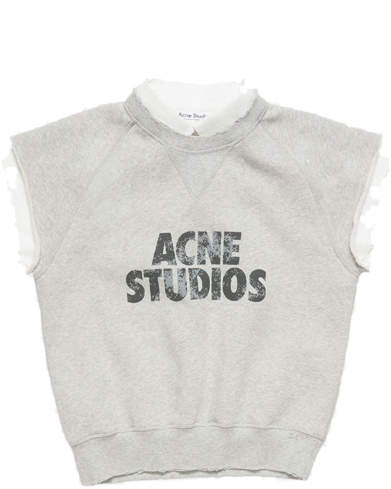 Grey Layered Fleece Vest Acne studios оригінал – Купити в Україні