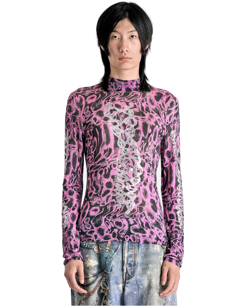 Kroggy Frog Print Sweater In Orchid Purple Acne studios оригінал – Купити в Україні