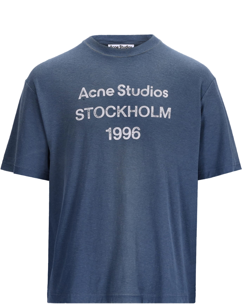 Logo Relaxed Fit Short Sleeve T-Shirt Acne studios – Гарантія оригінальності