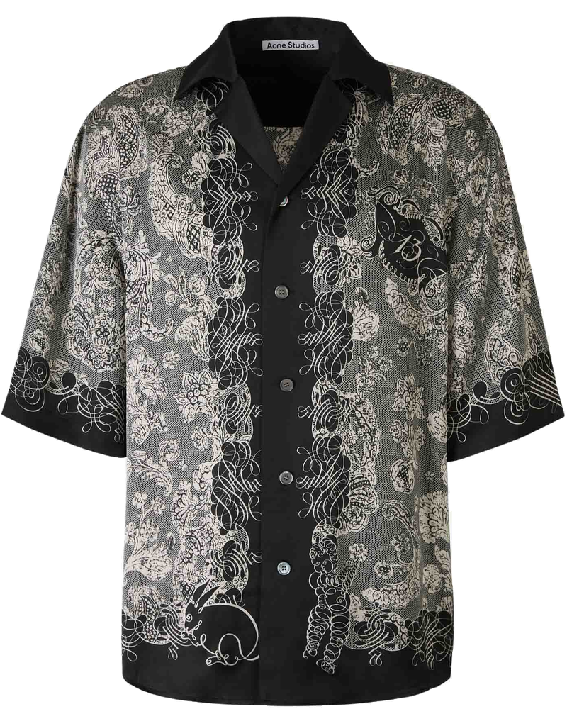 Silk Printed Shirt Acne studios оригінал – Купити в Україні