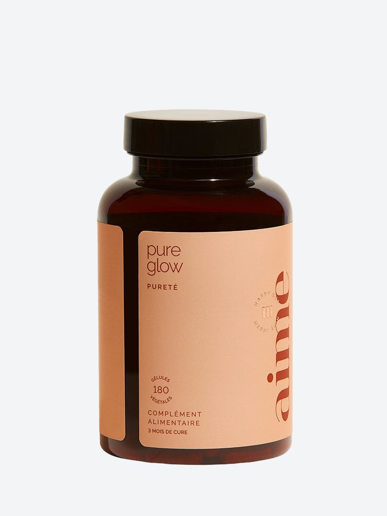 Оригінальна Acne supplement pure glow 3 months AIME LEON DORE – боковий вид