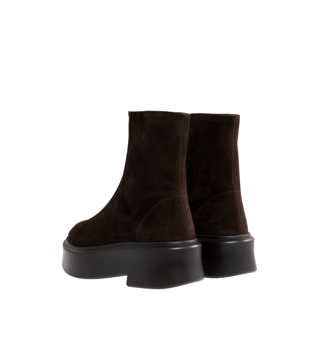Suede Zipped Platform Boots The row – Гарантія оригінальності – детальний вид