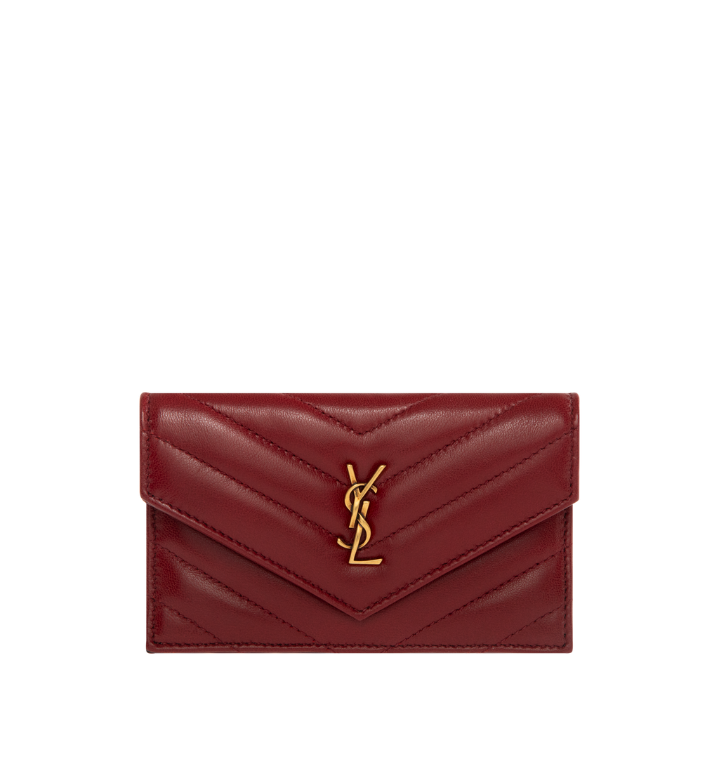 Flap Card Case Saint laurent – Гарантія оригінальності – боковий вид
