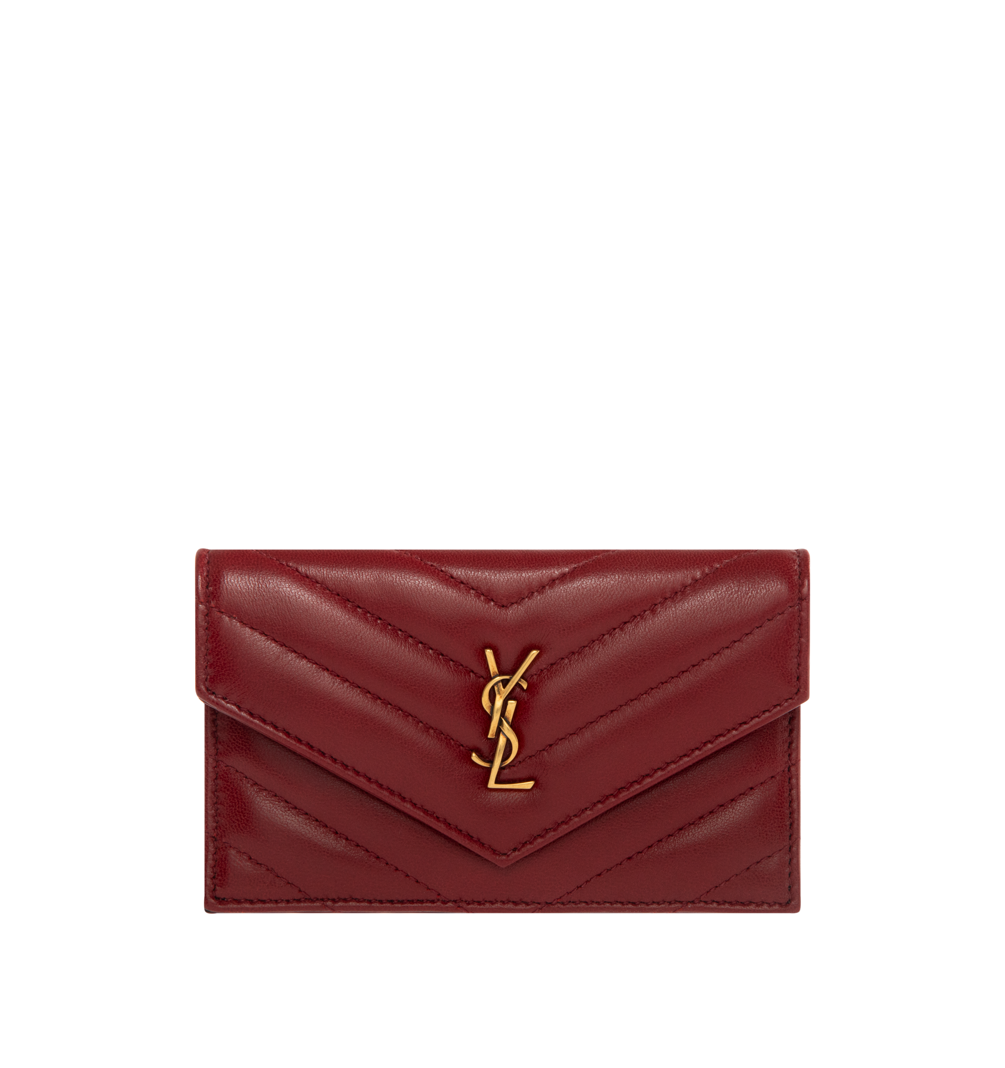 Flap Card Case Saint laurent – Гарантія оригінальності – боковий вид