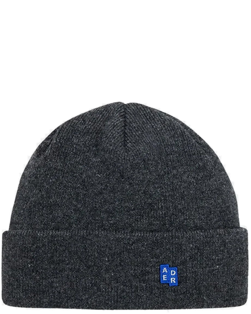 Grey Wool-Blend Logo-Patch Hat Ader error – Гарантія оригінальності