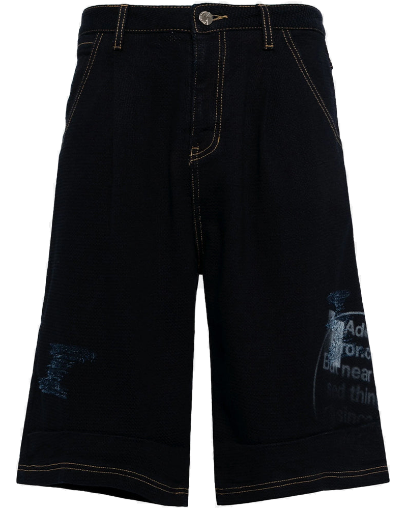 Midnight Blue Elis Denim Shorts Ader error оригінал – Купити в Україні