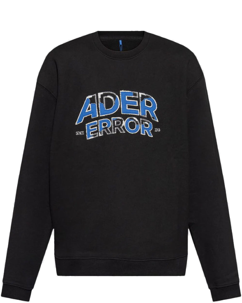 Оригінальна Black Distressed Logo Sweatshirt Ader error