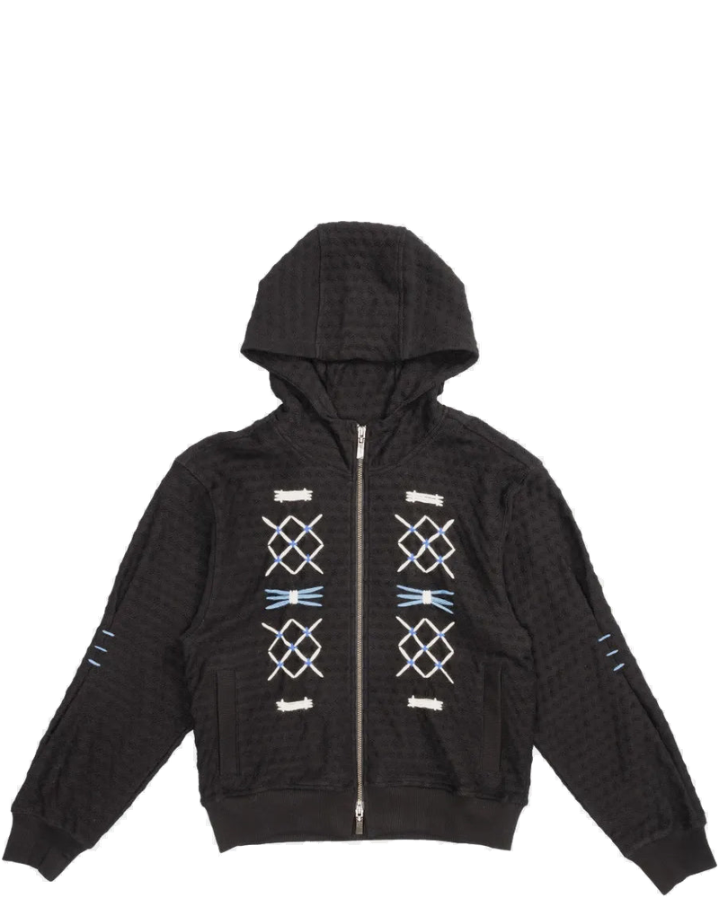 Black Quilted Hoodie Ader error оригінал – Купити в Україні