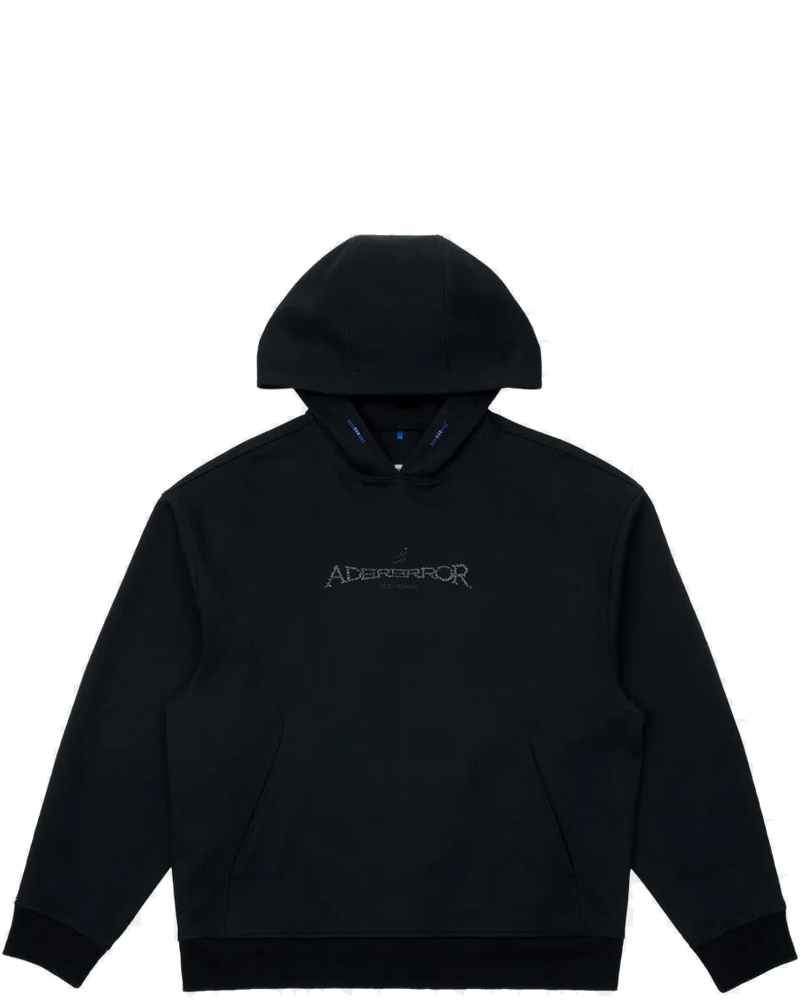 Black Logo-Detail Hoodie Ader error оригінал – Купити в Україні