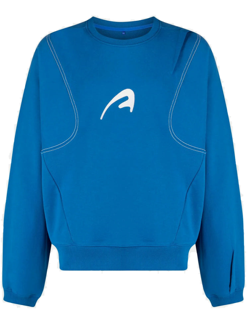Оригінальна Blue Logo-Embroidered Sweatshirt Ader error
