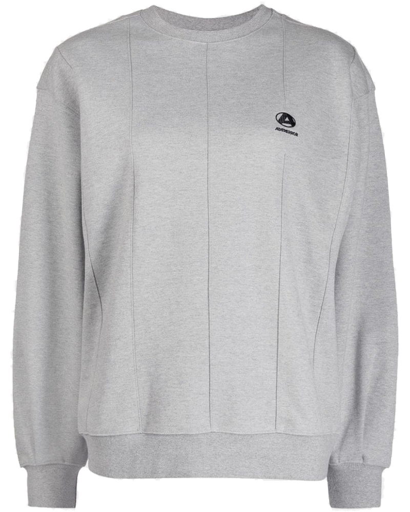 Grey Disto Logo-Embroidered Panelled Sweatshirt Ader error оригінал – Купити в Україні