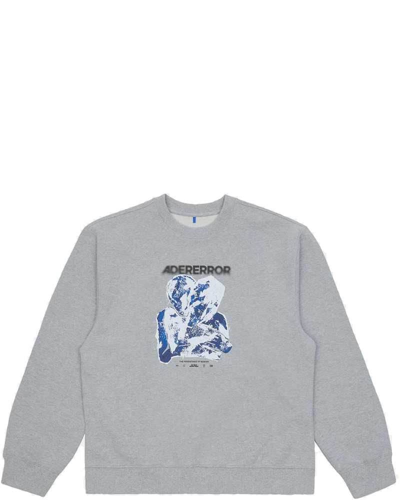 Оригінальна Grey Graphic-Print Sweatshirt Ader error